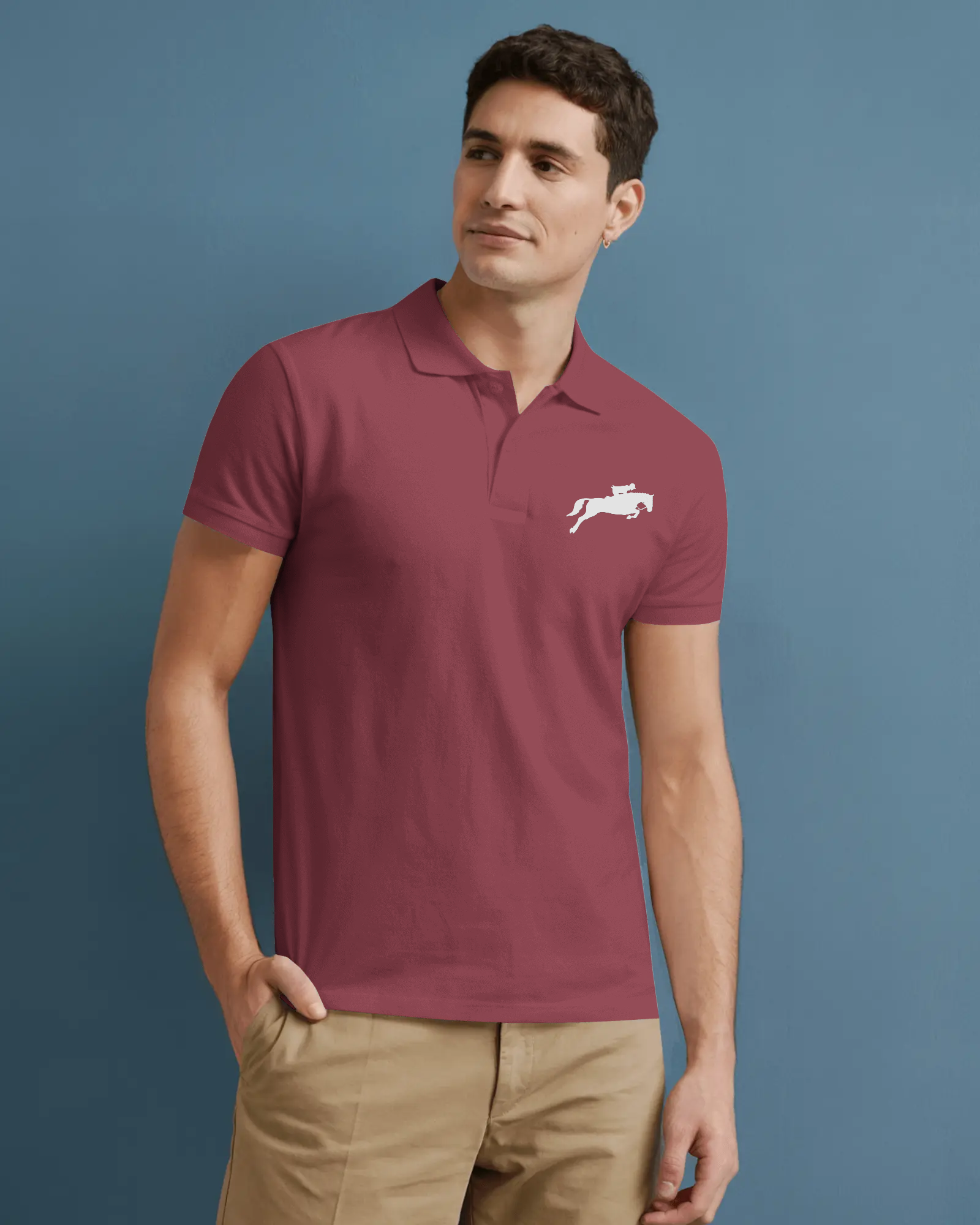 Maroon Polo T shirt Premium
