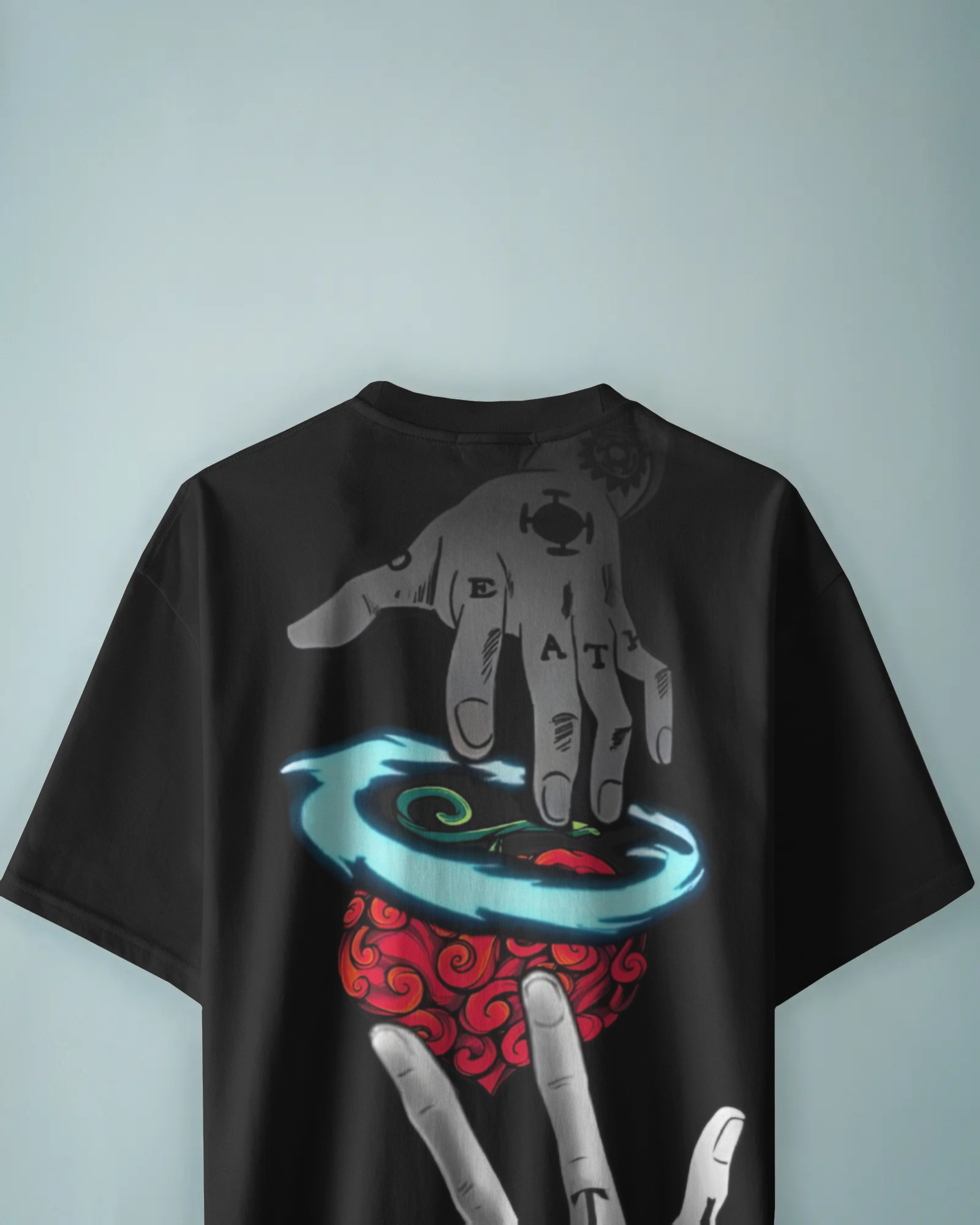 Death Ink Oversized Anime Tee